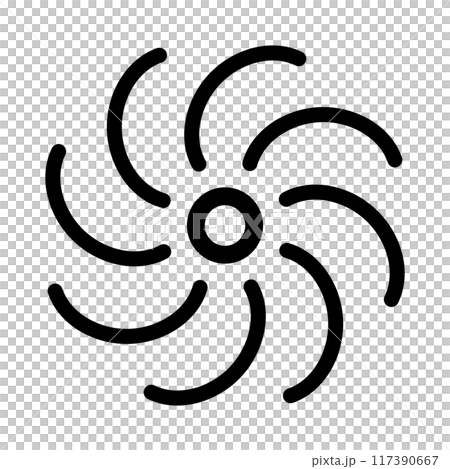 Typhoon simple icon Typhoon simple icon 117390667