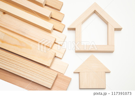 住宅と木材 117391073