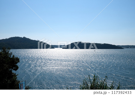 静岡県浜松市_浜名湖SA芝生公園から南東景色3_2023年10月 静岡県浜松市_浜名湖SA芝生公園から南東景色3_2023年10月 117392433