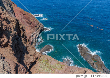 Landscape around Canical viewpoint on Madeira island Landscape around Canical viewpoint on Madeira island 117393020
