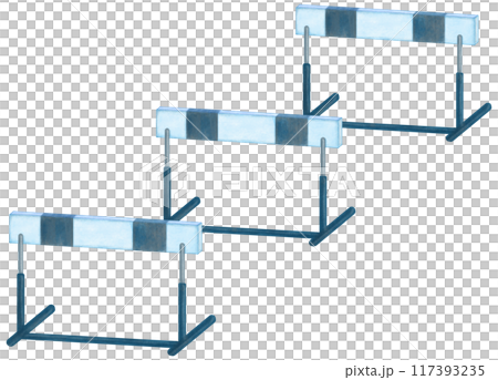 3 simple hurdle illustrations 3 simple hurdle illustrations 117393235