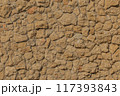 Brown rough stone texture pattern abstract solid wall background 117393843