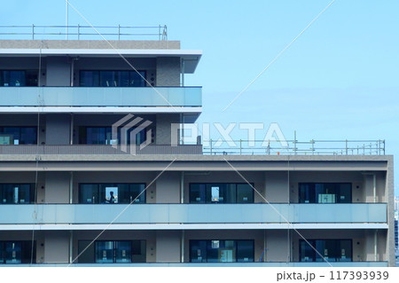 高層マンション建築現場 117393939