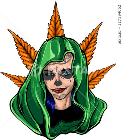draw of Dead girl vector illustration design 117394062