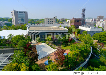 サクラマチクマモト屋上公園と熊本城 117394139