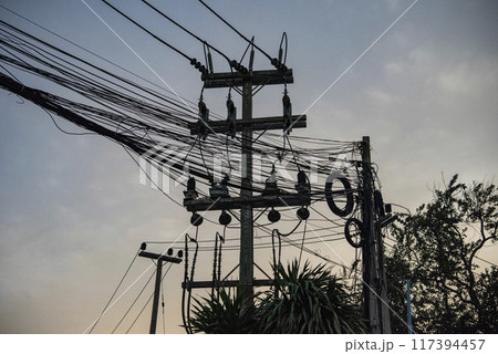 THAILAND PRACHUAP HUA HIN POWER LINE 117394457
