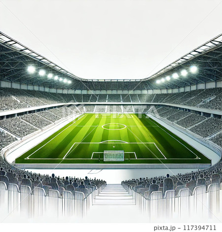 サッカースタジアム サッカースタジアム 117394711