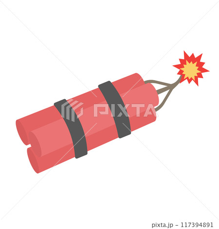 ダイナマイトのイラスト 117394891