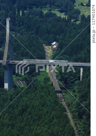 真夏の横軽を行く碓氷峠鉄道文化むらのシェルパくん_2024/8/3撮影 117401874