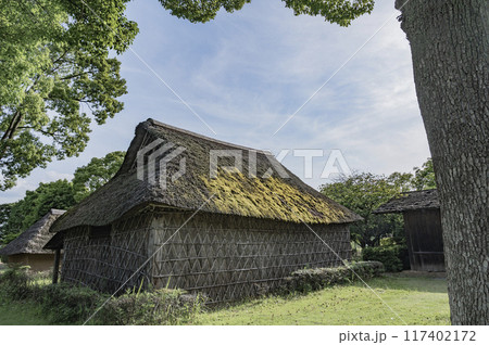 奈良・平安時代の建物(石岡市・常陸風土記の丘) 奈良・平安時代の建物(石岡市・常陸風土記の丘) 117402172