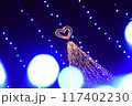 ハートのイルミネーション 117402230