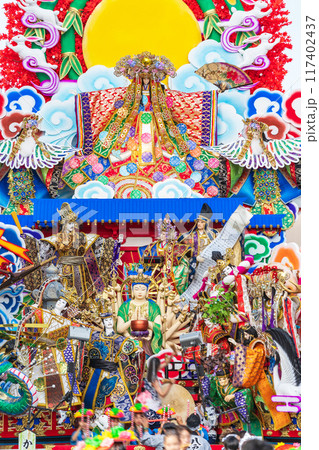 「青森県」豪華絢爛な山車の競演　八戸三社大祭・夏 117402437