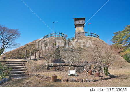 【中世夢が原 (山城)】 岡山県井原市美星町三山 【中世夢が原 (山城)】 岡山県井原市美星町三山 117403085