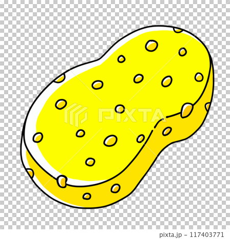 Loose simple cellulose sponge, solid paint 117403771