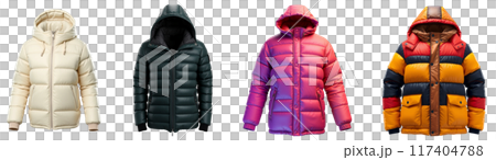 Down jacket set 117404788