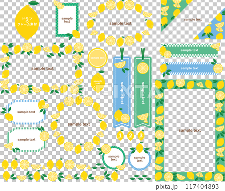 レモンのフレームセット 117404893