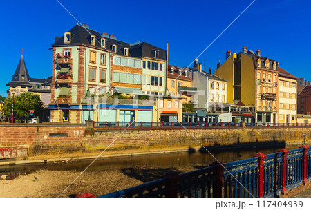 Picturesque view of Belfort on banks of Savoureuse river Picturesque view of Belfort on banks of Savoureuse river 117404939