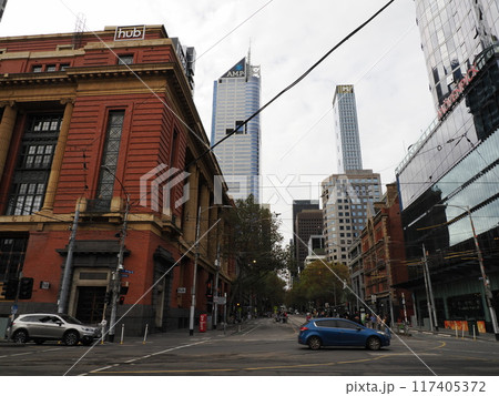 メルボルン市街地の風景 117405372