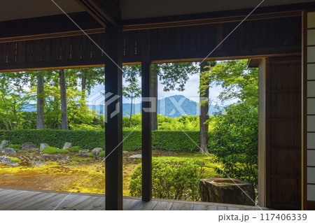 夏の京都洛北　圓通寺　美しい庭園 117406339