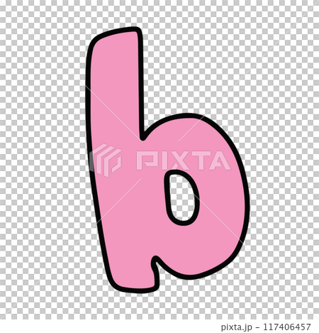 Hand drawn a to z alphabet letter for brand logo, icon, decoration, cute font, typography, text, calligraphy, initials, print, card, clip art, sticker, tattoo, merchandise, ad, education book, names 117406457