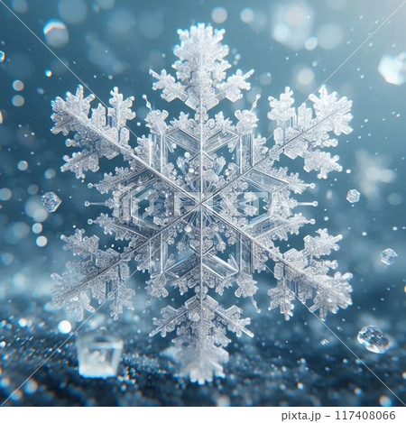 雪の結晶 雪の結晶 117408066
