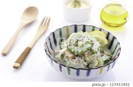 ゴーヤとツナのサラダ ゴーヤとツナのサラダ 117411932