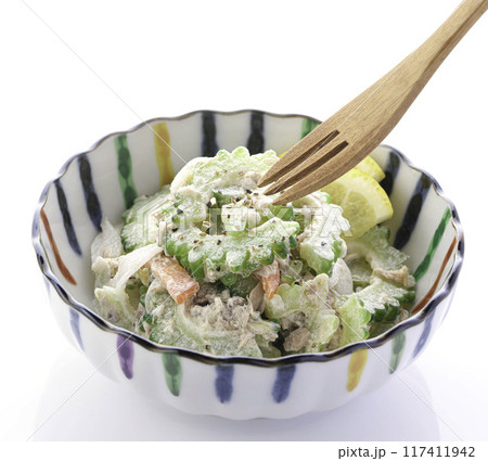 ゴーヤとツナのサラダ ゴーヤとツナのサラダ 117411942