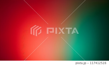 Abstract Red and Green Gradient Background 117412528