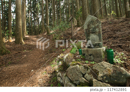 果無越えの三十三石像(第19番観音)　【奈良県十津川村】 117412891