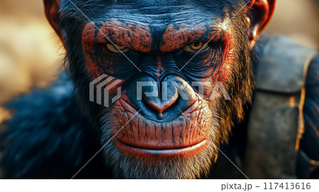 知的なチンパンジー 117413616