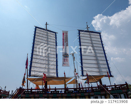 韓国の朝鮮通信使の復元船　長崎県対馬市 117413908