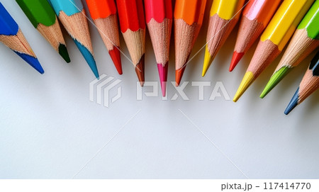 Back to School: Colored Pencils on Paper	 117414770