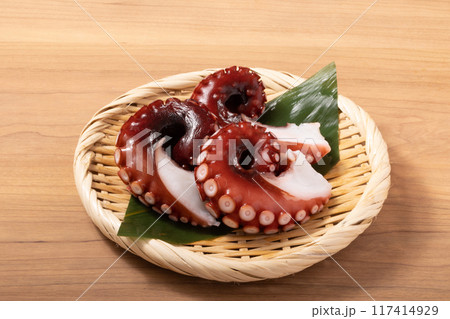 ［宮城県　志津川湾産］蒸し　真蛸 117414929