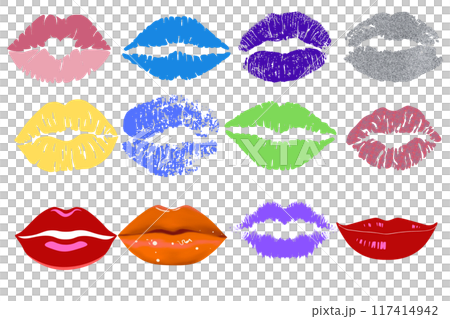 kissing stock image Imprint colorful lips. Female mouth for prints. Beautiful kiss for design. lips tracing, kissing stock image Imprint colorful lips. Female mouth for prints. Beautiful kiss for design. lips tracing, 117414942