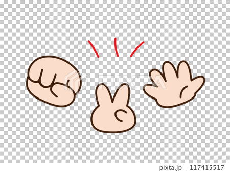 石頭剪刀布圖標集 117415517