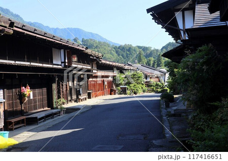 長野県木曽郡南木曽町吾妻　妻籠な旧街道「妻籠宿」 117416651
