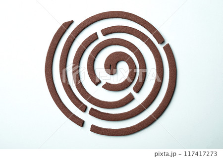 Mosquito coils of brown beads 117417273