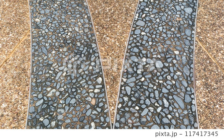 gravel walkway pattern texture background gravel walkway pattern texture background 117417345