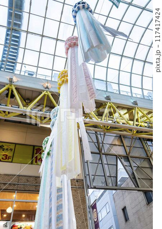 東北の夏祭り　仙台七夕まつり2024　宮城県仙台市 117417424