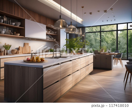 オシャレなキッチン オシャレなキッチン 117418010