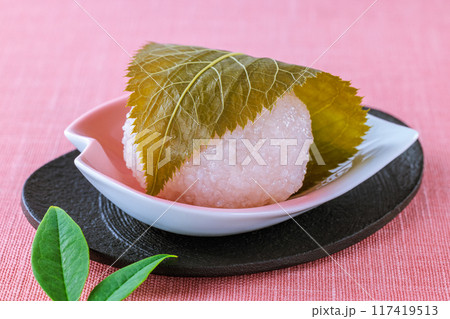 和菓子 桜餅 和菓子 桜餅 117419513