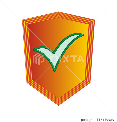 Check icon design template 117419585