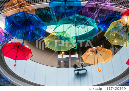 稲佐山展望台 カラフルなパラソル【長崎市】 稲佐山展望台 カラフルなパラソル【長崎市】 117420369