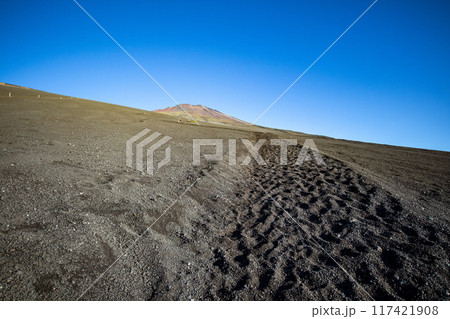 富士山御殿場ルート 登山道と山頂 富士山御殿場ルート 登山道と山頂 117421908