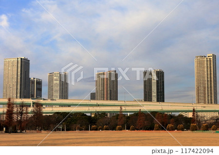 辰巳の森海浜公園の風景（東京都江東区） 117422094