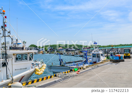 道東サロマ湖の小さな漁港 栄浦漁港 117422213