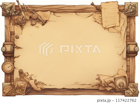 アンティーク風 フレーム 117422762