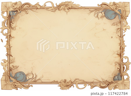 アンティーク風 フレーム 117422784