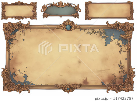 アンティーク風 フレーム 117422787