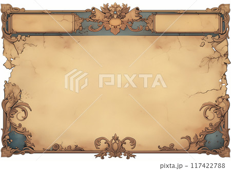 アンティーク風 フレーム 117422788